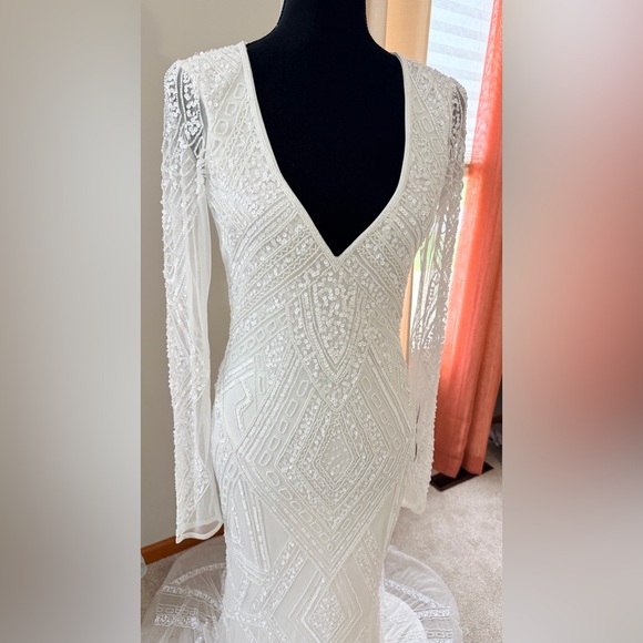 lace mini dress near me Zimmermann Luna Lace Lantern Sleeve Mini Dress